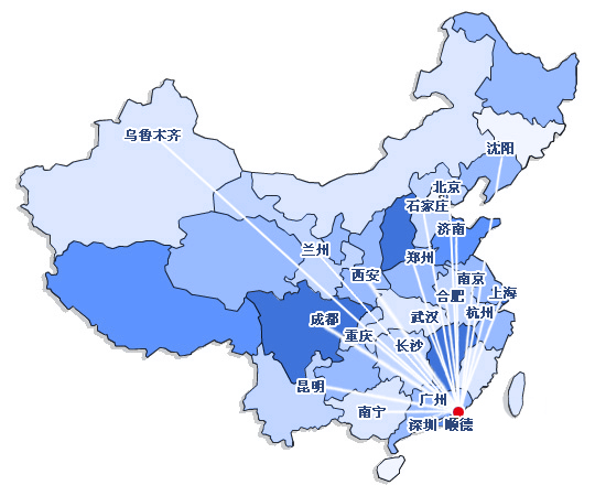 紐厄爾國內(nèi)銷售網(wǎng)絡